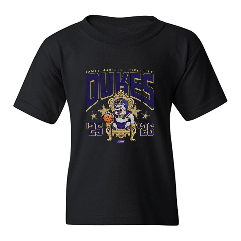 JMU - NCAA Men's Basketball : Ashton Meeks - Vintage Youth T-Shirt-0