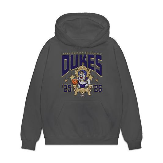 JMU - NCAA Men's Basketball : Ashton Meeks - Vintage Premium Hooded Sweatshirt-0