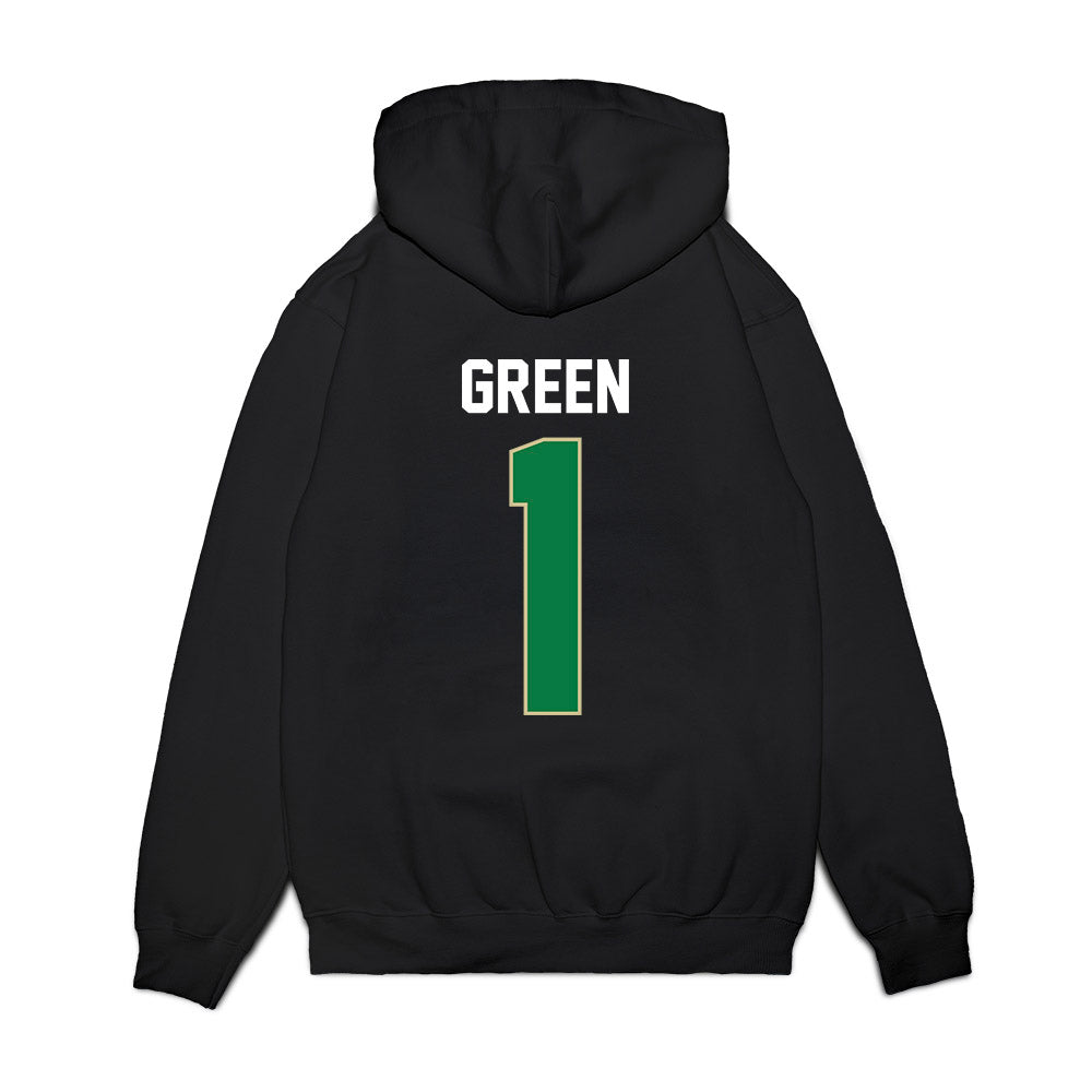 USF - NCAA Men's Basketball : DeAnte Green - Vintage Premium Hooded Sweatshirt-1