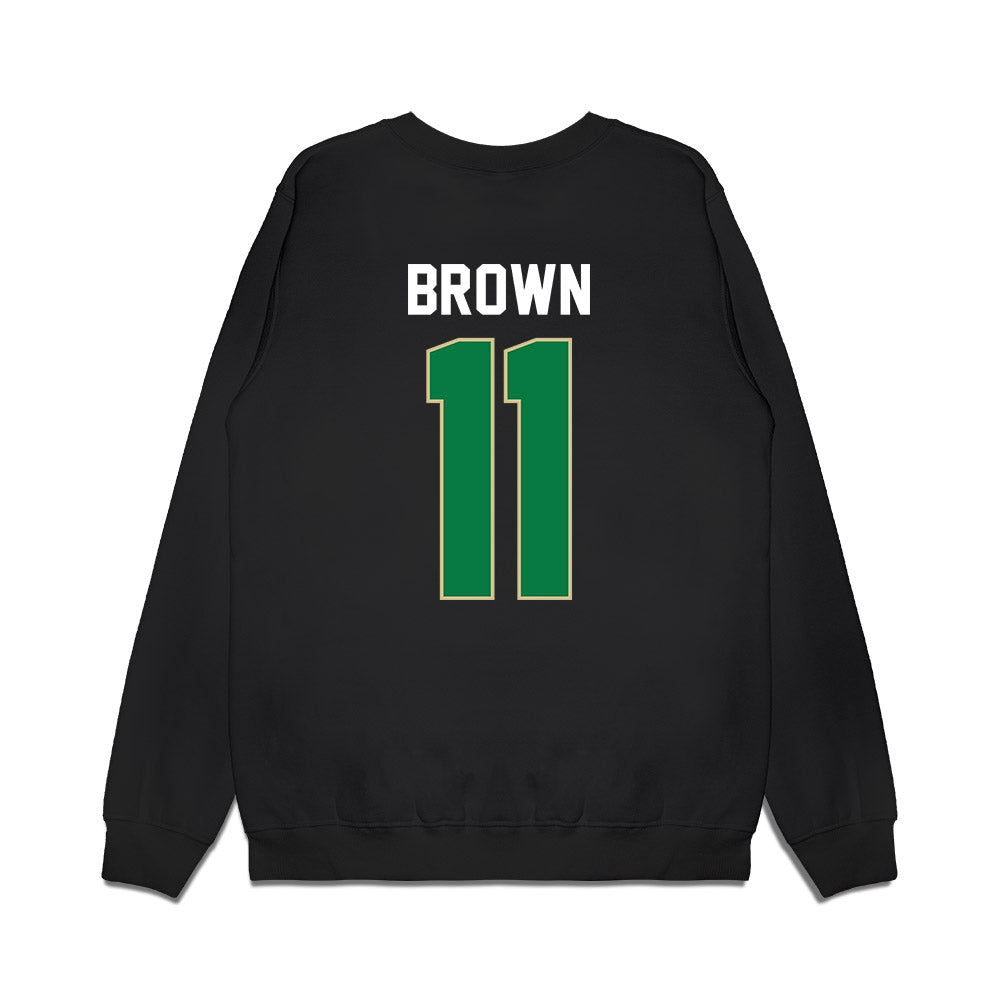 USF - NCAA Men's Basketball : CJ Brown - Vintage Premium Crewneck Sweatshirt-1