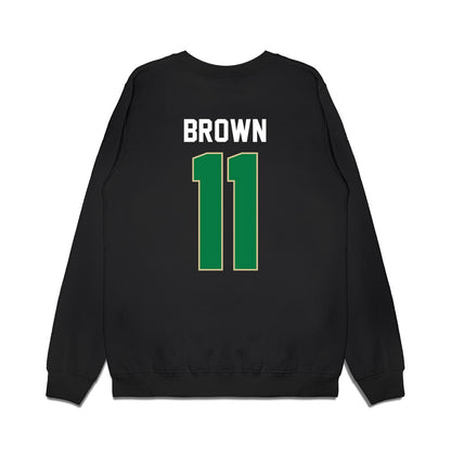 USF - NCAA Men's Basketball : CJ Brown - Vintage Premium Crewneck Sweatshirt-1