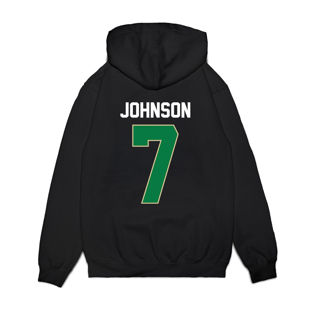 USF - NCAA Men's Basketball : Jayden Johnson - Vintage Premium Hooded Sweatshirt-1