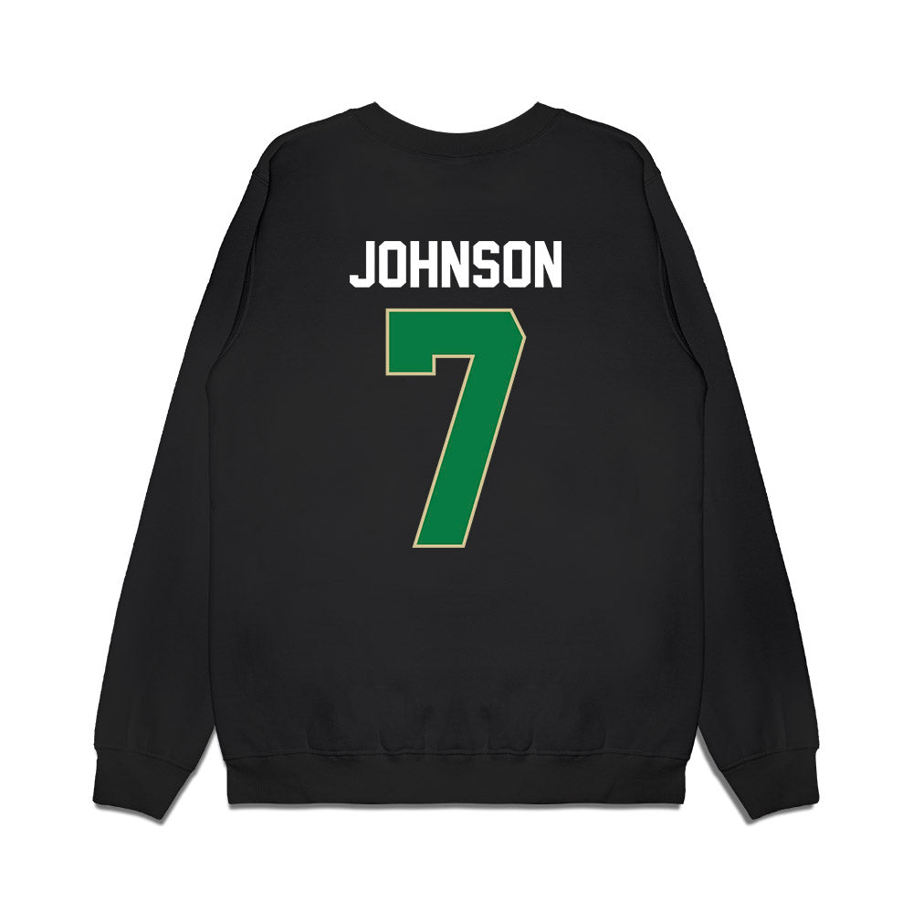 USF - NCAA Men's Basketball : Jayden Johnson - Vintage Premium Crewneck Sweatshirt-1