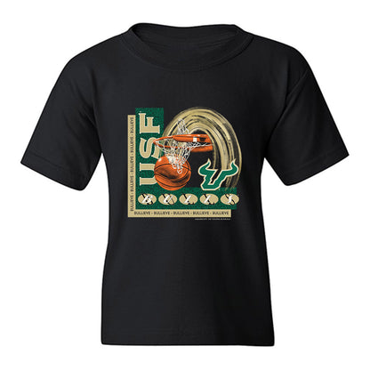 USF - NCAA Men's Basketball : Tristan Beckford - Vintage Youth T-Shirt-0