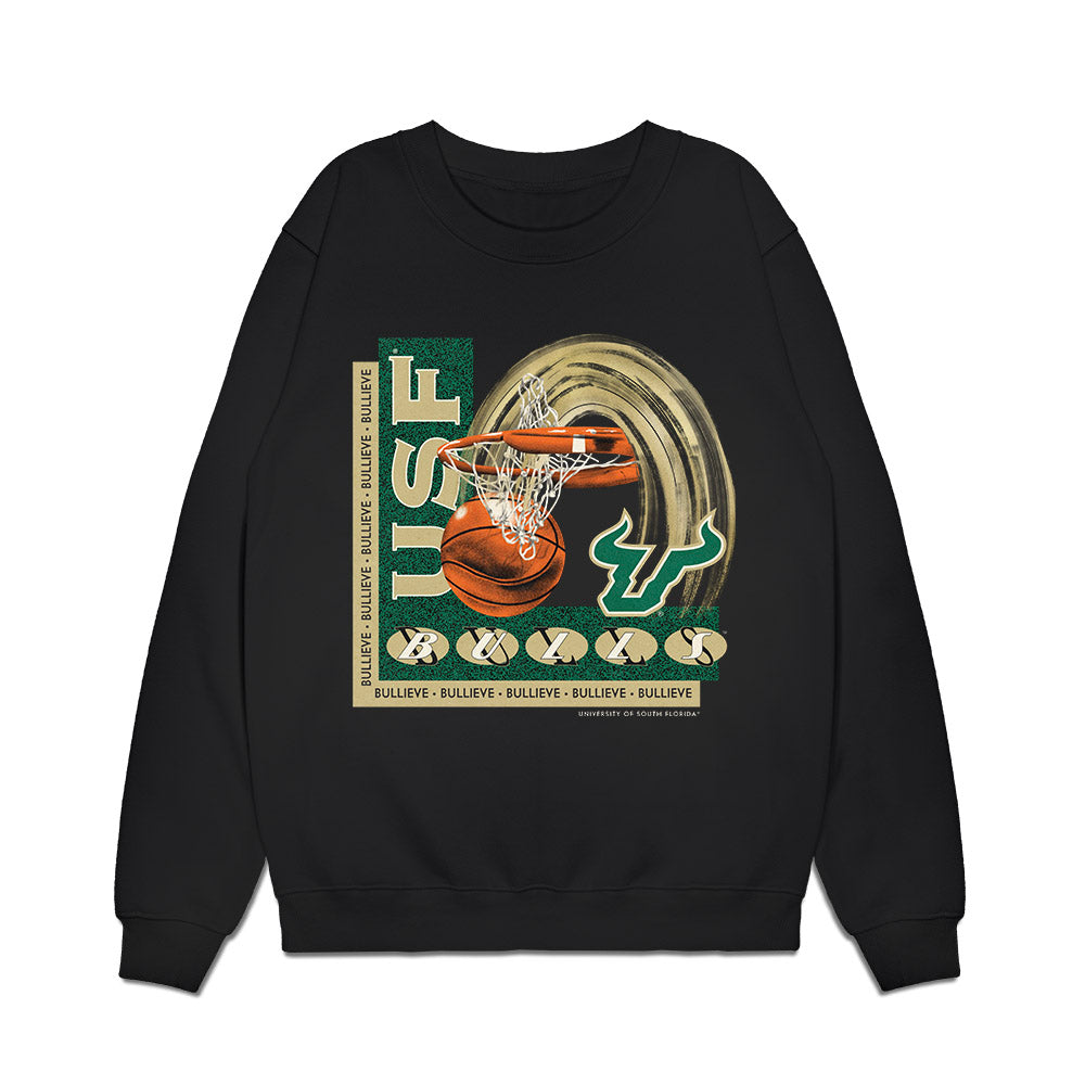 USF - NCAA Men's Basketball : Gavin Hightower - Vintage Premium Crewneck Sweatshirt-0