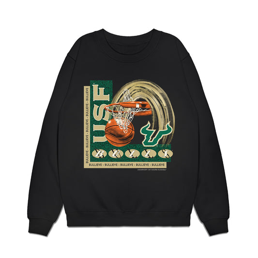 USF - NCAA Men's Basketball : Joseph Pinion - Vintage Premium Crewneck Sweatshirt-0