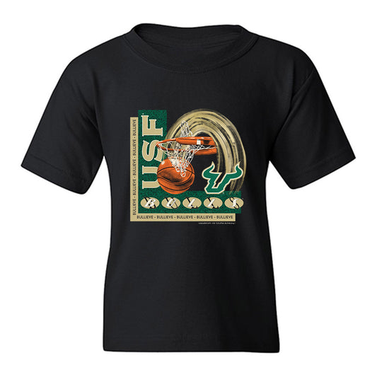 USF - NCAA Men's Basketball : Isaiah Jones - Vintage Youth T-Shirt-0