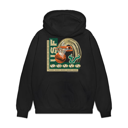 USF - NCAA Men's Basketball : Isaiah Jones - Vintage Premium Hooded Sweatshirt-0
