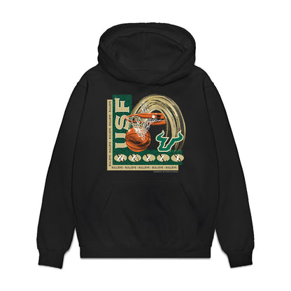 USF - NCAA Men's Basketball : Joseph Pinion - Vintage Premium Hooded Sweatshirt-0