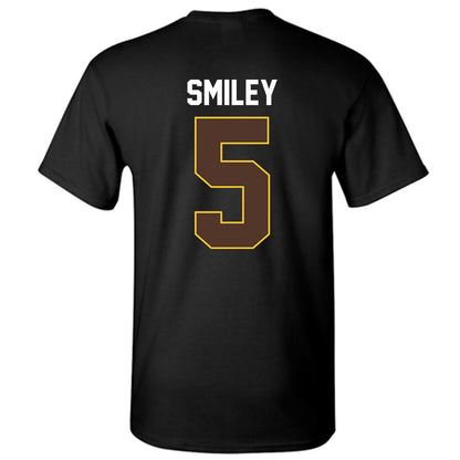 Wyoming - NCAA Men's Basketball : Madden Smiley - Vintage Shersey T-Shirt-1