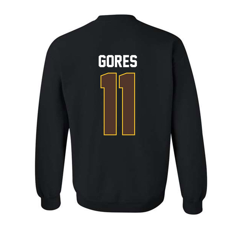 Wyoming - NCAA Men's Basketball : Gavin Gores - Vintage Shersey Crewneck Sweatshirt-1