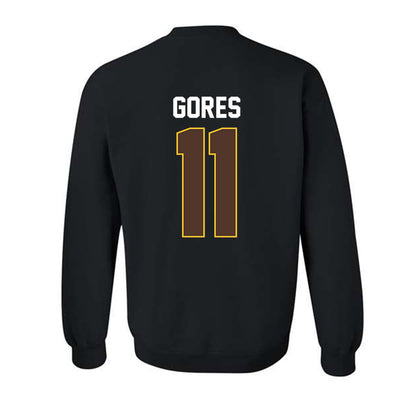 Wyoming - NCAA Men's Basketball : Gavin Gores - Vintage Shersey Crewneck Sweatshirt-1