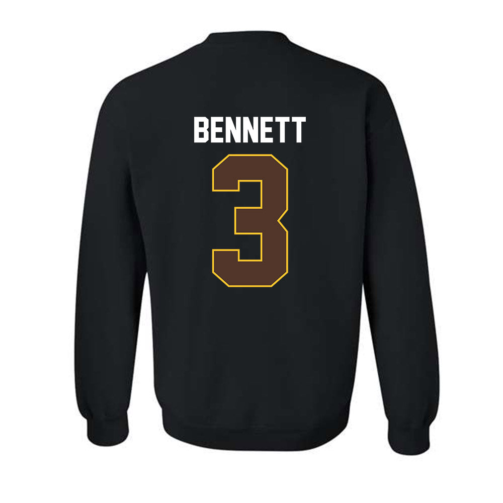 Wyoming - NCAA Men's Basketball : Khaden Bennett - Vintage Shersey Crewneck Sweatshirt-1