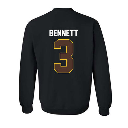Wyoming - NCAA Men's Basketball : Khaden Bennett - Vintage Shersey Crewneck Sweatshirt-1