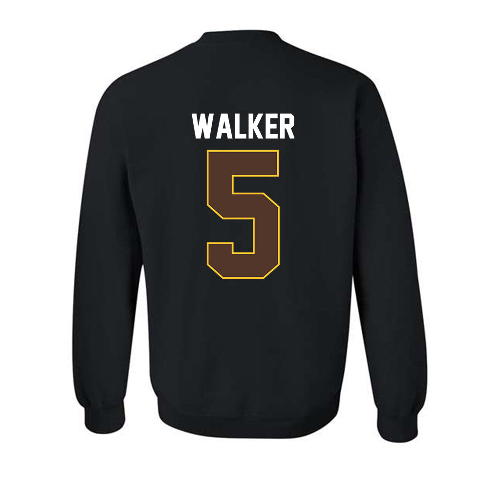 Wyoming - NCAA Men's Basketball : Leland Walker - Vintage Shersey Crewneck Sweatshirt-1