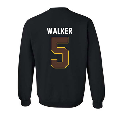 Wyoming - NCAA Men's Basketball : Leland Walker - Vintage Shersey Crewneck Sweatshirt-1