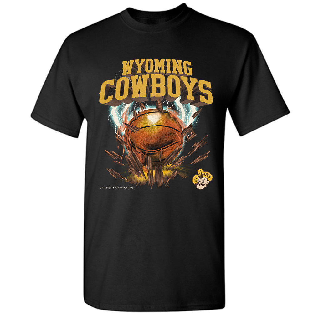 Wyoming - NCAA Men's Basketball : Talan Taylor - Vintage Shersey T-Shirt-0