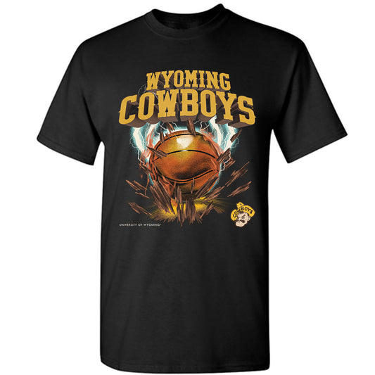 Wyoming - NCAA Men's Basketball : Canin Jefferson - Vintage Shersey T-Shirt-0
