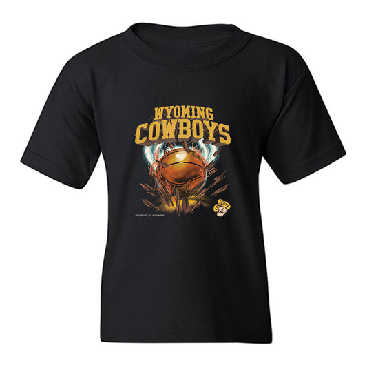 Wyoming - NCAA Men's Basketball : Canin Jefferson - Vintage Shersey Youth T-Shirt-0