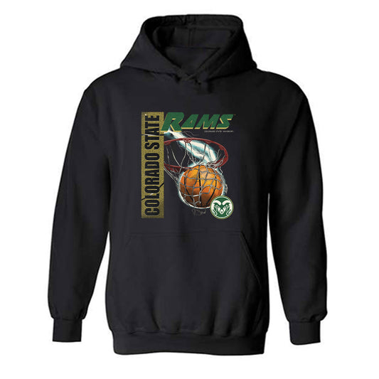 Colorado State - NCAA Women's Basketball : Kyla Hollier - Vintage Shersey Hooded Sweatshirt-0