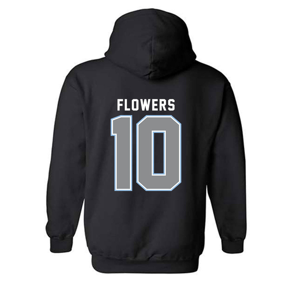 Old Dominion - NCAA Men's Basketball : Elijah Flowers - Vintage Shersey Hooded Sweatshirt-1