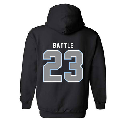 Old Dominion - NCAA Men's Basketball : Jordan Battle - Vintage Shersey Hooded Sweatshirt-1