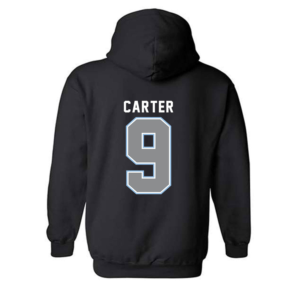 Old Dominion - NCAA Women's Basketball : Dalanna Carter - Vintage Shersey Hooded Sweatshirt-1