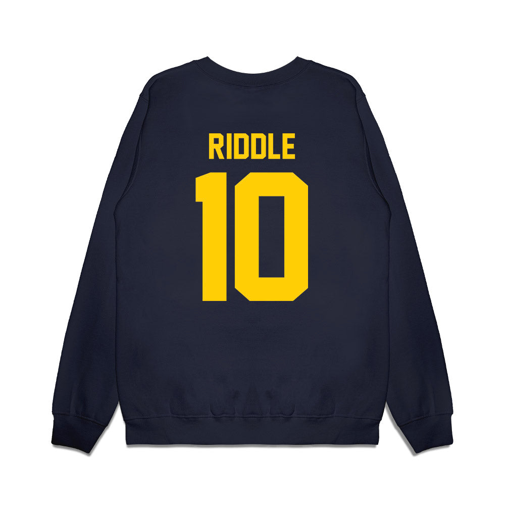 Toledo - NCAA Men's Basketball : Chris Riddle - Vintage Shersey Premium Crewneck Sweatshirt-1