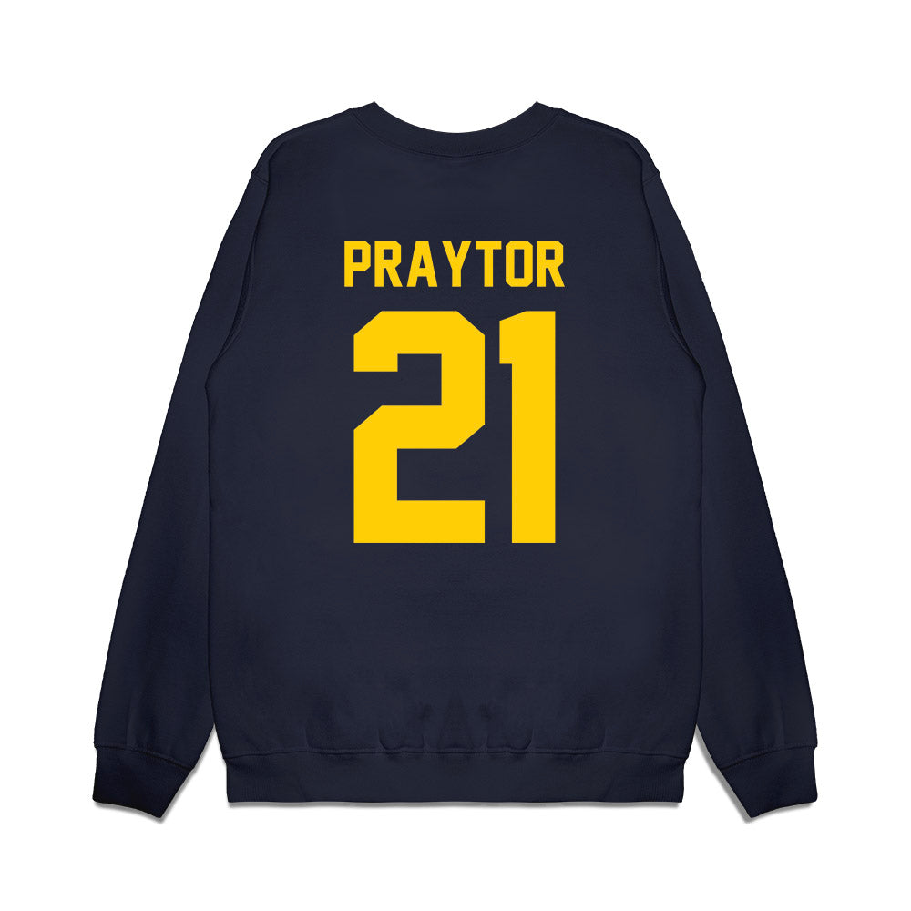 Toledo - NCAA Men's Basketball : London Praytor - Vintage Shersey Premium Crewneck Sweatshirt-1