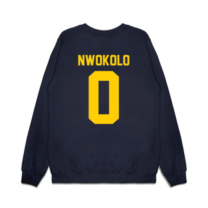 Toledo - NCAA Men's Basketball : Toby Nwokolo - Vintage Shersey Premium Crewneck Sweatshirt-1