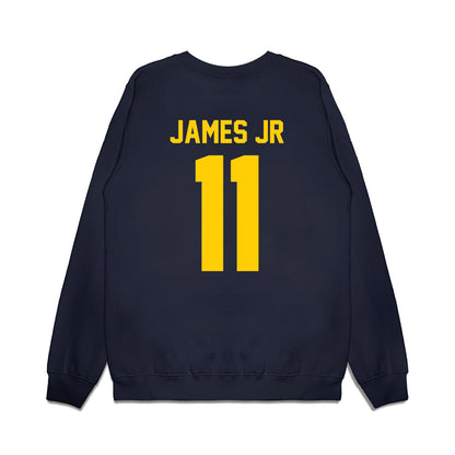 Toledo - NCAA Men's Basketball : Will James Jr - Vintage Shersey Premium Crewneck Sweatshirt-1