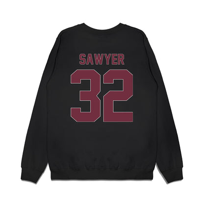 Montana - NCAA Men's Basketball : Te'Jon Sawyer - Vintage Premium Crewneck Sweatshirt-1