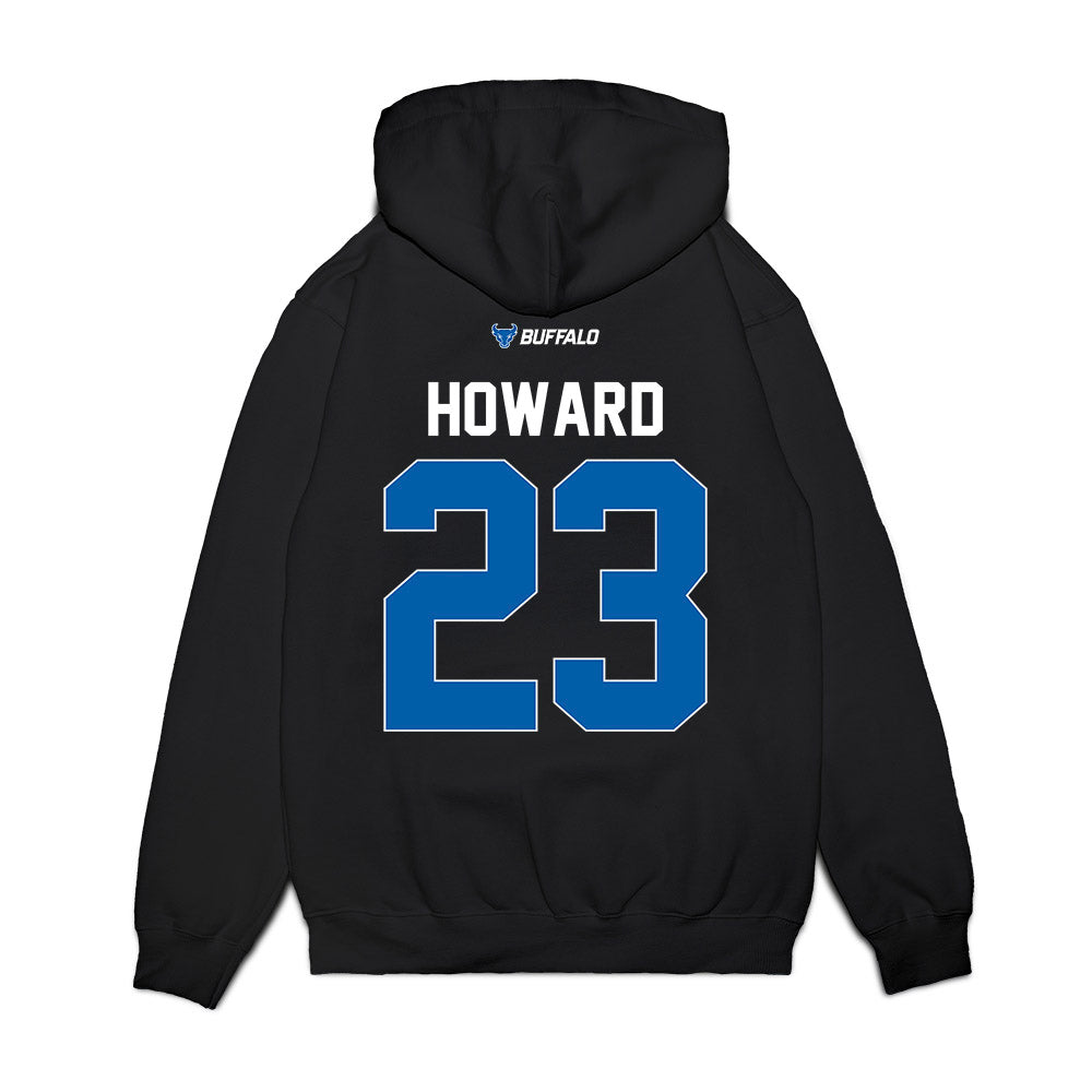 Buffalo - NCAA Women's Basketball : amber howard - Vintage Basketball Premium Hooded Sweatshirt-1
