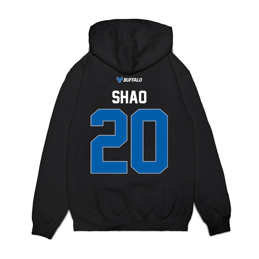 Buffalo - NCAA Men's Basketball : Daniel Shao - Vintage Basketball Premium Hooded Sweatshirt-1