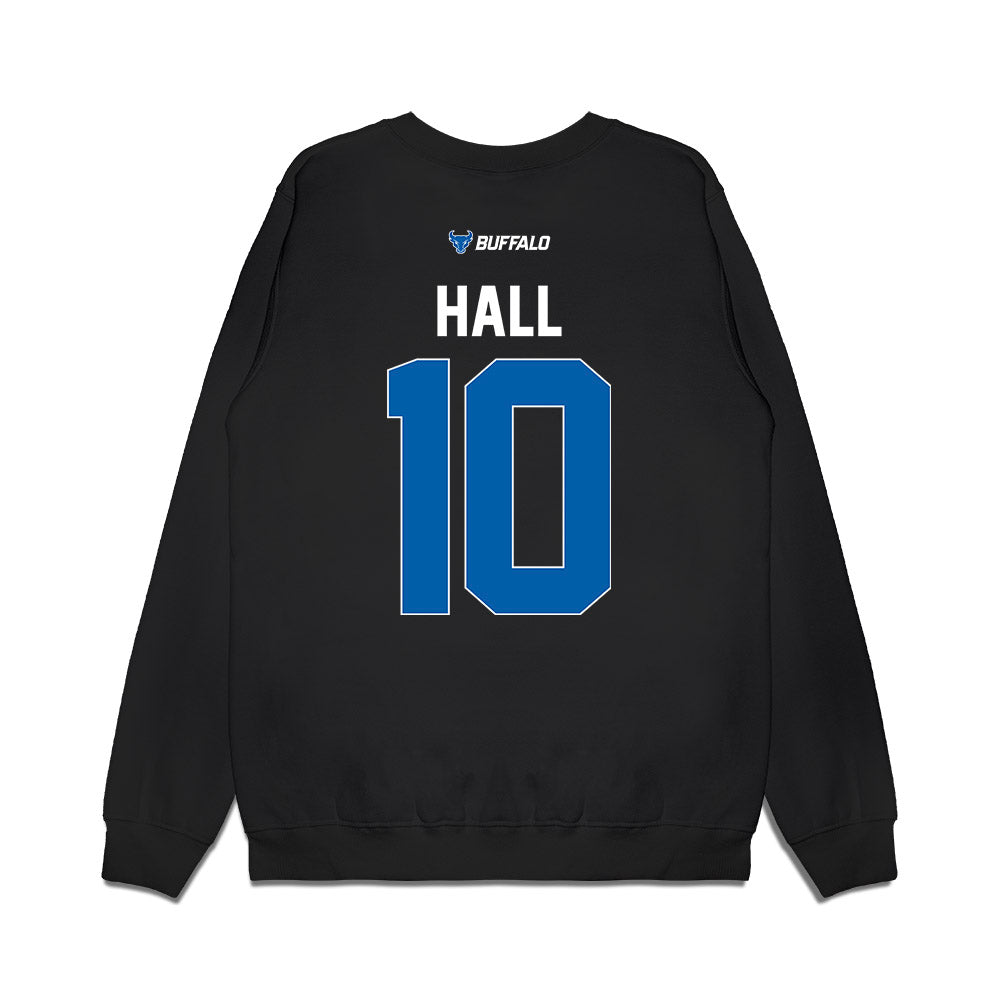 Buffalo - NCAA Women's Basketball : Kyleigh Hl Hall - Vintage Basketball Premium Crewneck Sweatshirt-1