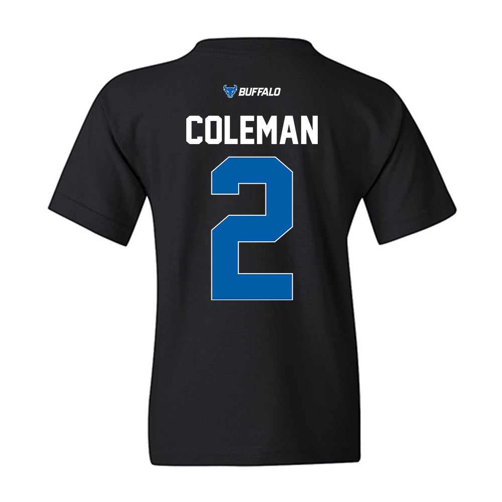 Buffalo - NCAA Women's Basketball : Anaya Coleman - Vintage Basketball Youth T-Shirt-1