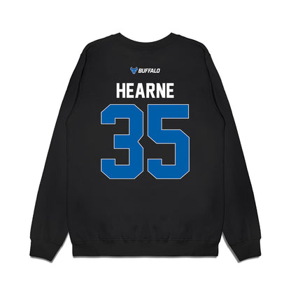 Buffalo - NCAA Women's Basketball : Layla Hearne - Vintage Basketball Premium Crewneck Sweatshirt-1