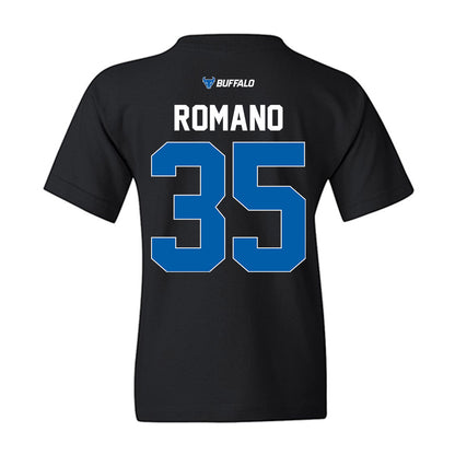 Buffalo - NCAA Men's Basketball : Evan Romano - Vintage Basketball Youth T-Shirt-1