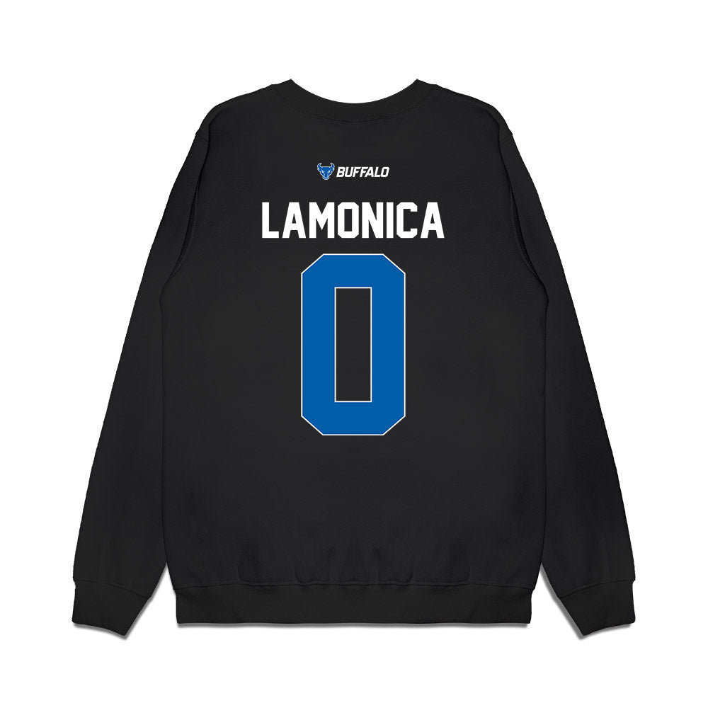 Buffalo - NCAA Women's Basketball : Ava LaMonica - Vintage Basketball Premium Crewneck Sweatshirt-1
