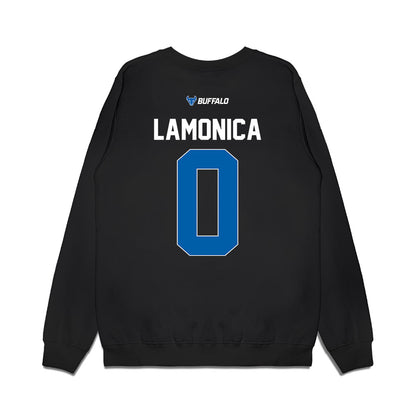 Buffalo - NCAA Women's Basketball : Ava LaMonica - Vintage Basketball Premium Crewneck Sweatshirt-1