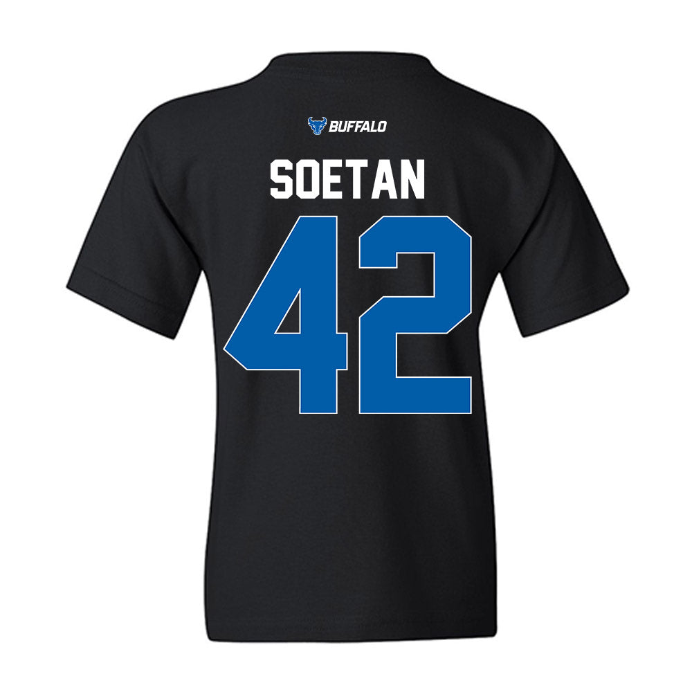 Buffalo - NCAA Women's Basketball : Oyinkansola Soetan - Vintage Basketball Youth T-Shirt-1