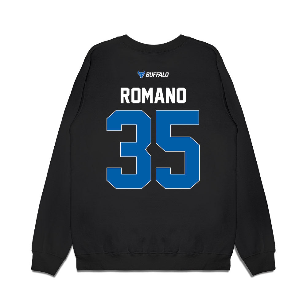 Buffalo - NCAA Men's Basketball : Evan Romano - Vintage Basketball Premium Crewneck Sweatshirt-1