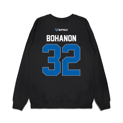 Buffalo - NCAA Women's Basketball : Janyah Bohanon - Vintage Basketball Premium Crewneck Sweatshirt-1