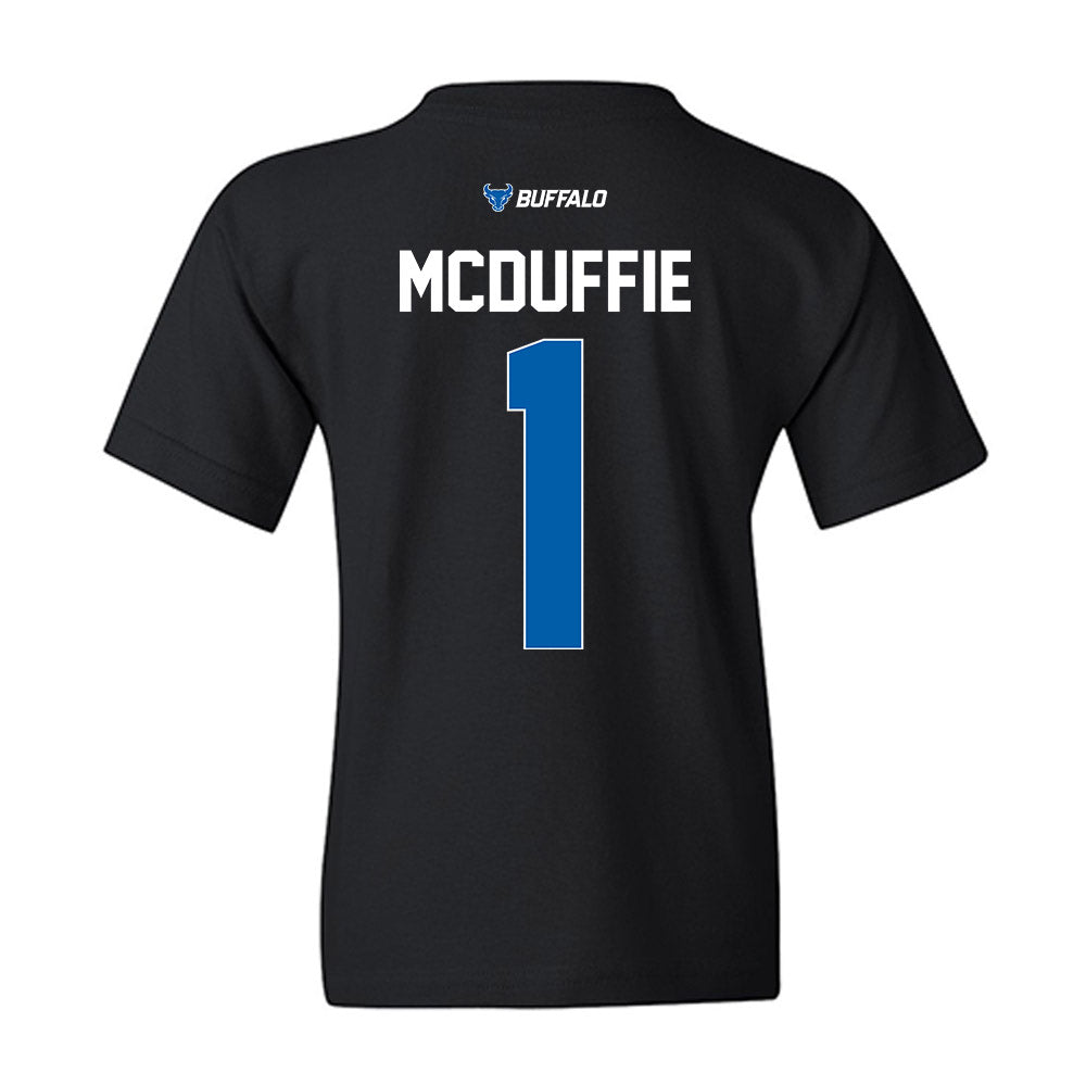 Buffalo - NCAA Women's Basketball : Gabby Mcduffie - Vintage Basketball Youth T-Shirt-1