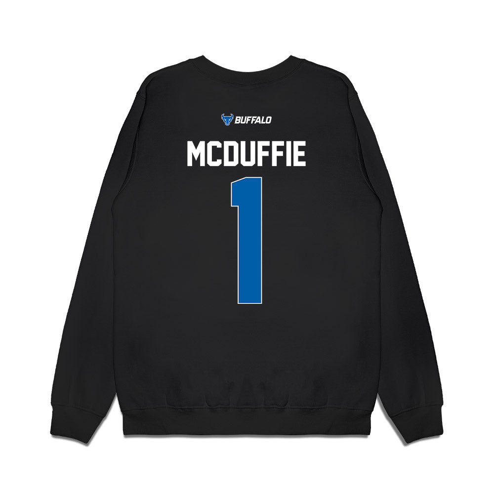 Buffalo - NCAA Women's Basketball : Gabby Mcduffie - Vintage Basketball Premium Crewneck Sweatshirt-1
