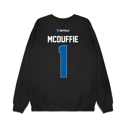 Buffalo - NCAA Women's Basketball : Gabby Mcduffie - Vintage Basketball Premium Crewneck Sweatshirt-1