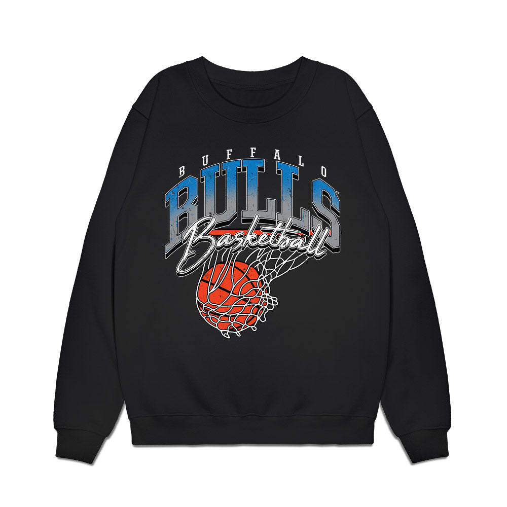 Buffalo - NCAA Men's Basketball : Evan Romano - Vintage Basketball Premium Crewneck Sweatshirt-0