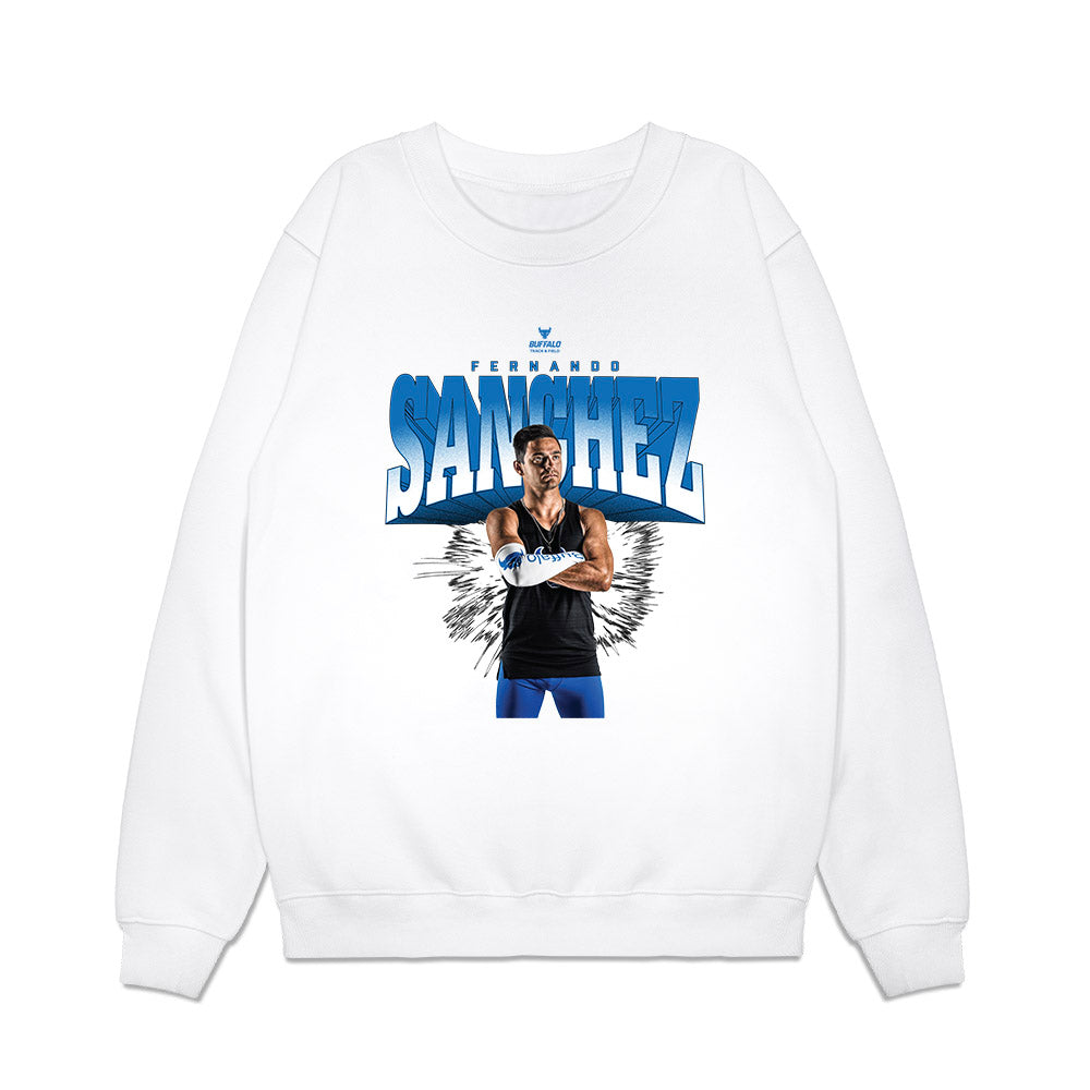 Buffalo - NCAA Men's Track & Field : Fernando Sanchez - Collage Premium Crewneck Sweatshirt-0
