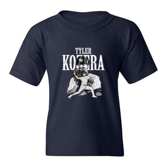 UNF - NCAA Baseball : Tyler Kozera - Collage Youth T-Shirt-0