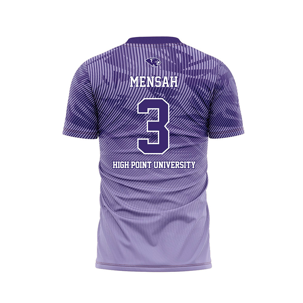 High Point - NCAA Men's Soccer : Desmond Mensah - Purple Soccer Jersey-1